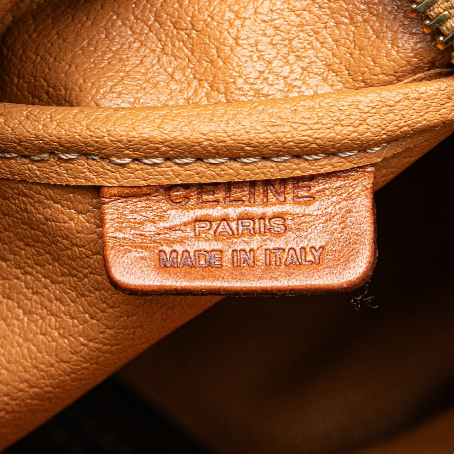 Celine Macadam Coated Canvas Satchel