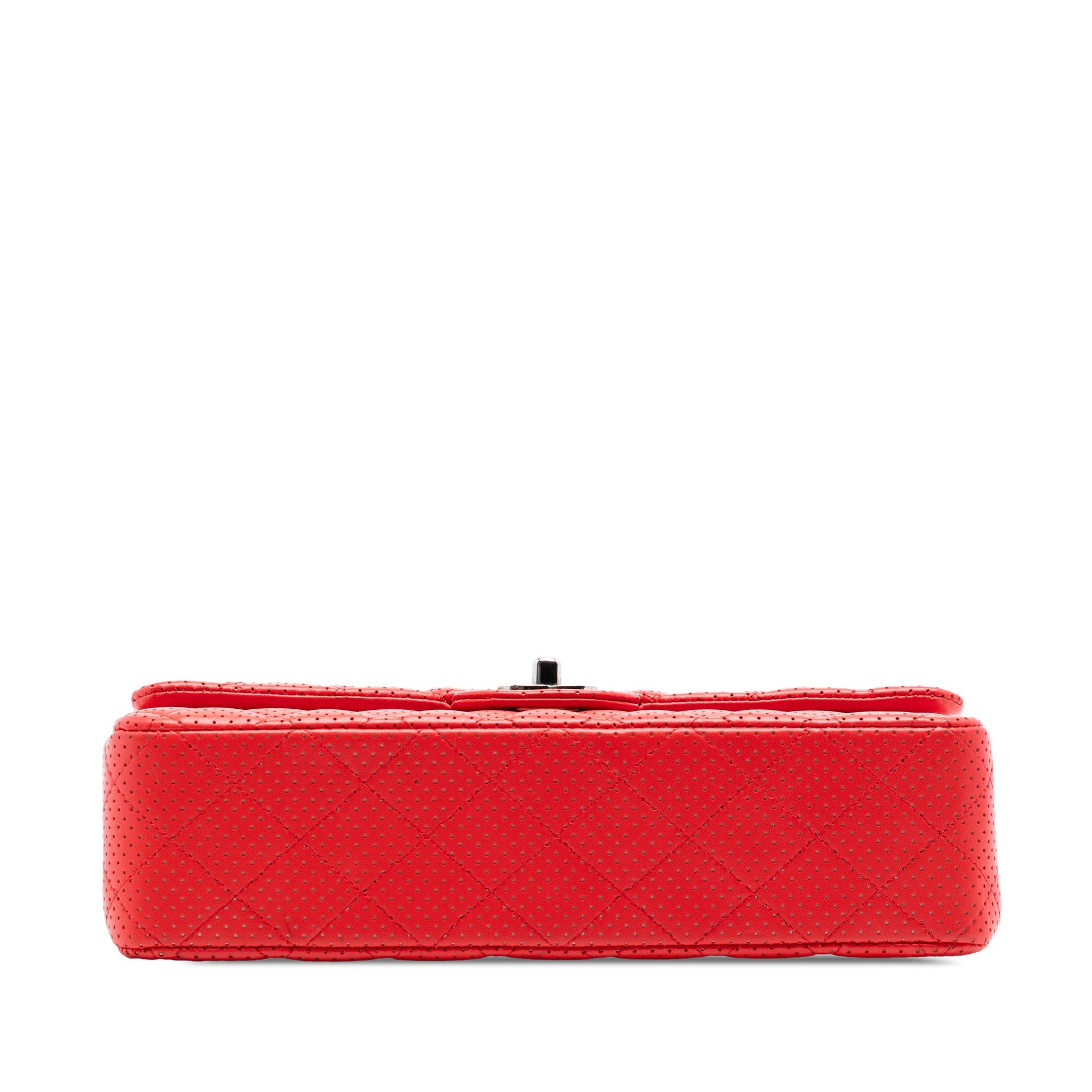 Chanel Medium Classic Perforated Lambskin Double Flap