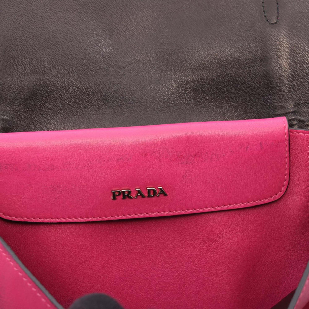 Prada Lux Calf Crossbody — Pink
