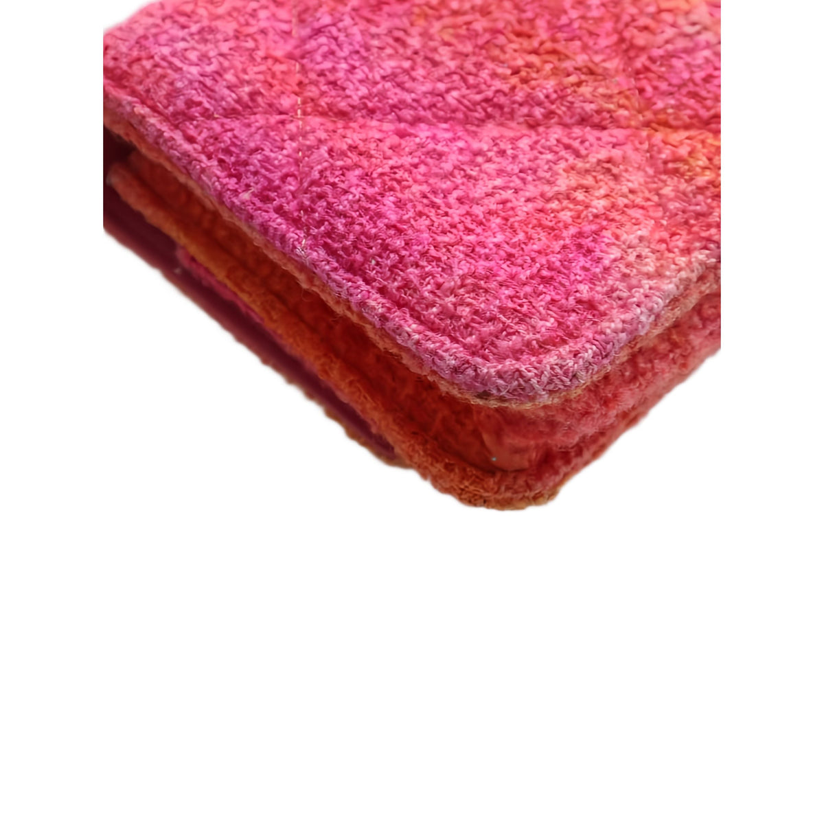 Chanel Tweed Ombre 19 Wallet On Chain — Pink