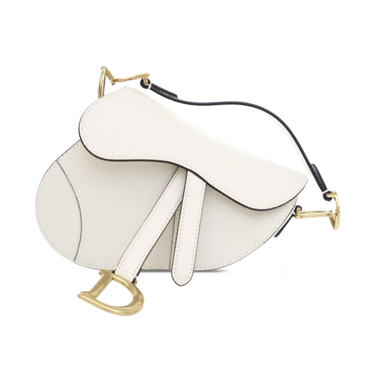 Dior Mini Grained Calfskin Saddle Bag