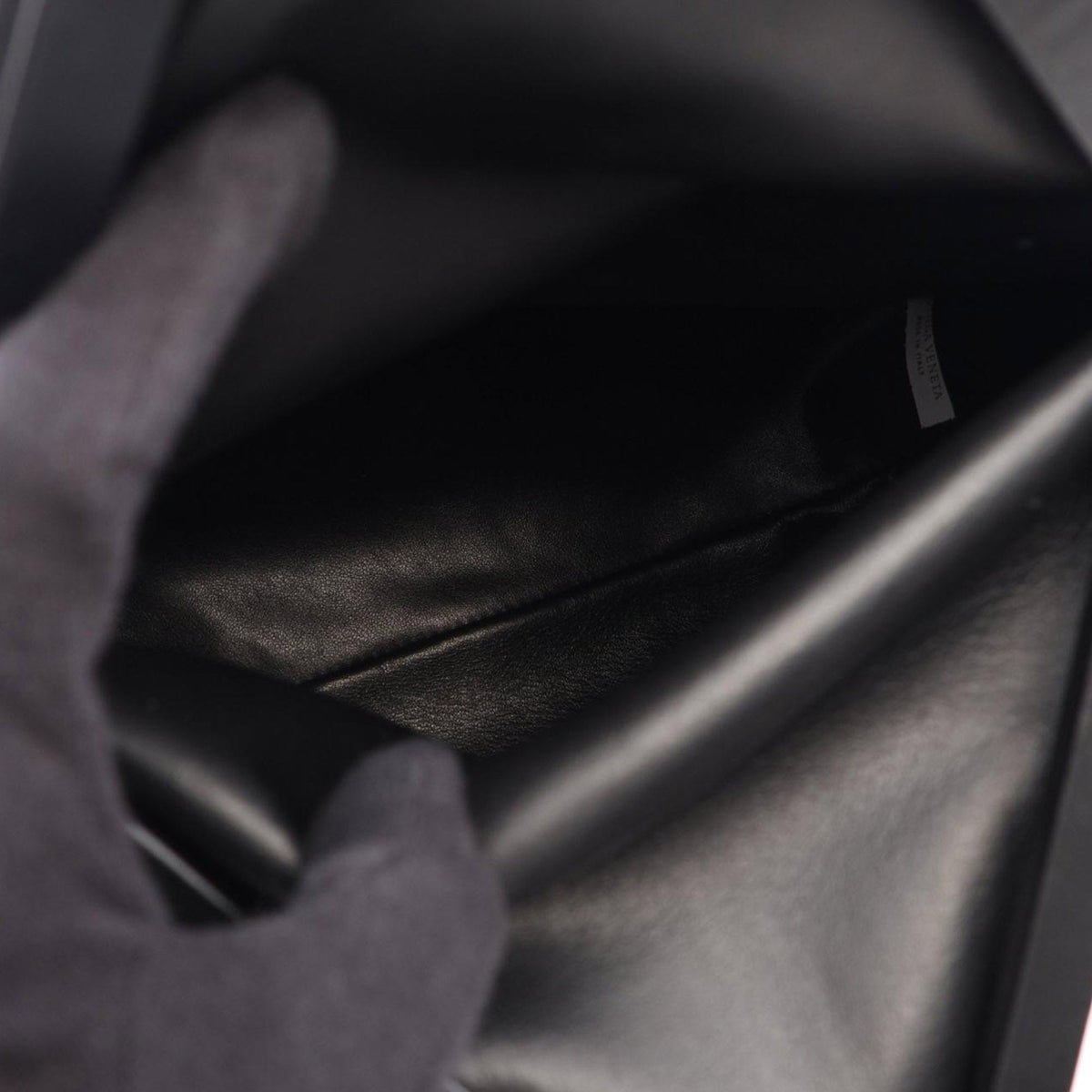 Bottega Veneta Lambskin Trine Fold Over Clutch