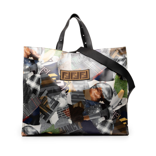 Fendi Hey Reilly Zucca FF 1974 Coated Canvas Tote