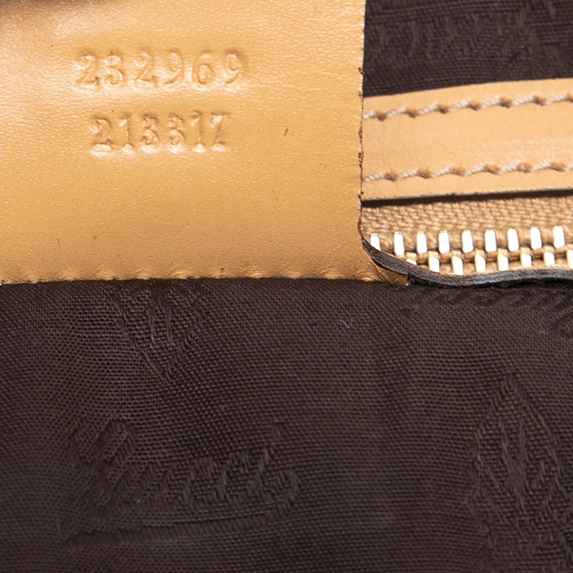 Gucci GG Canvas Web Tassel Tote