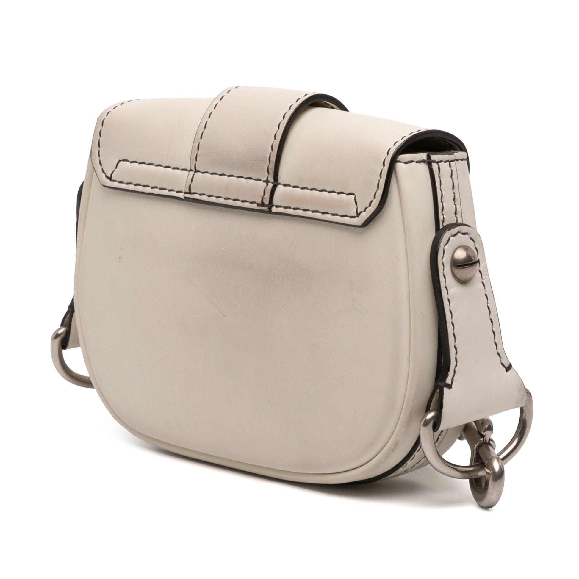 Dior Mini Leather D Fence Saddle Bag