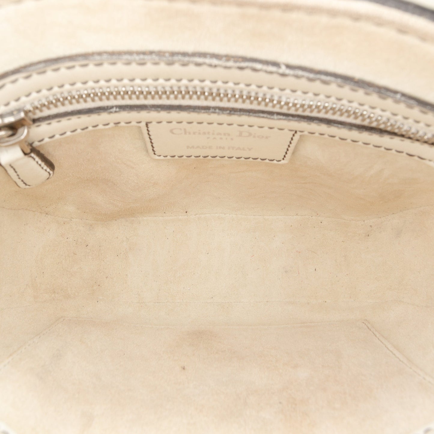 Dior Mini Leather D Fence Saddle Bag