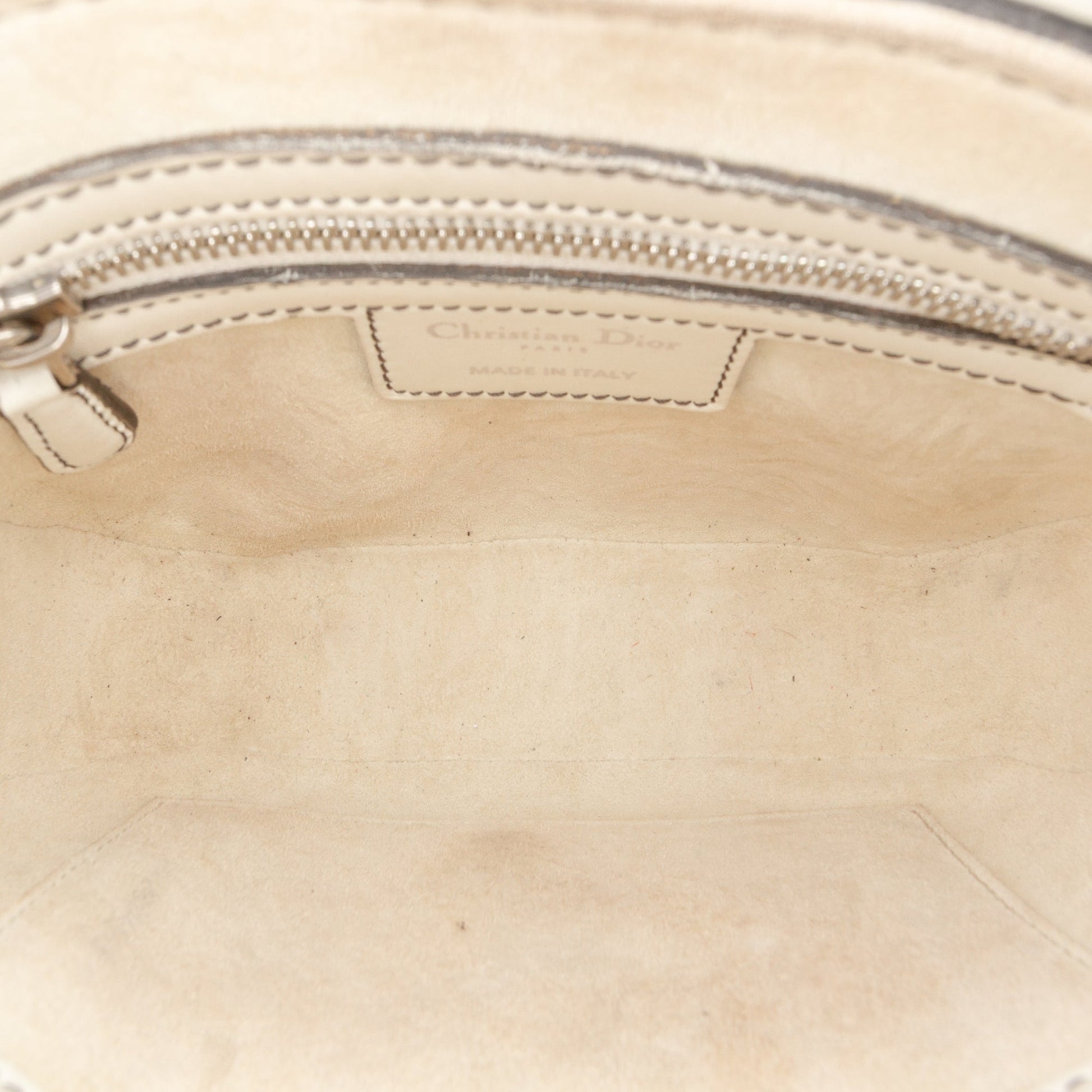 Dior Mini Leather D Fence Saddle Bag