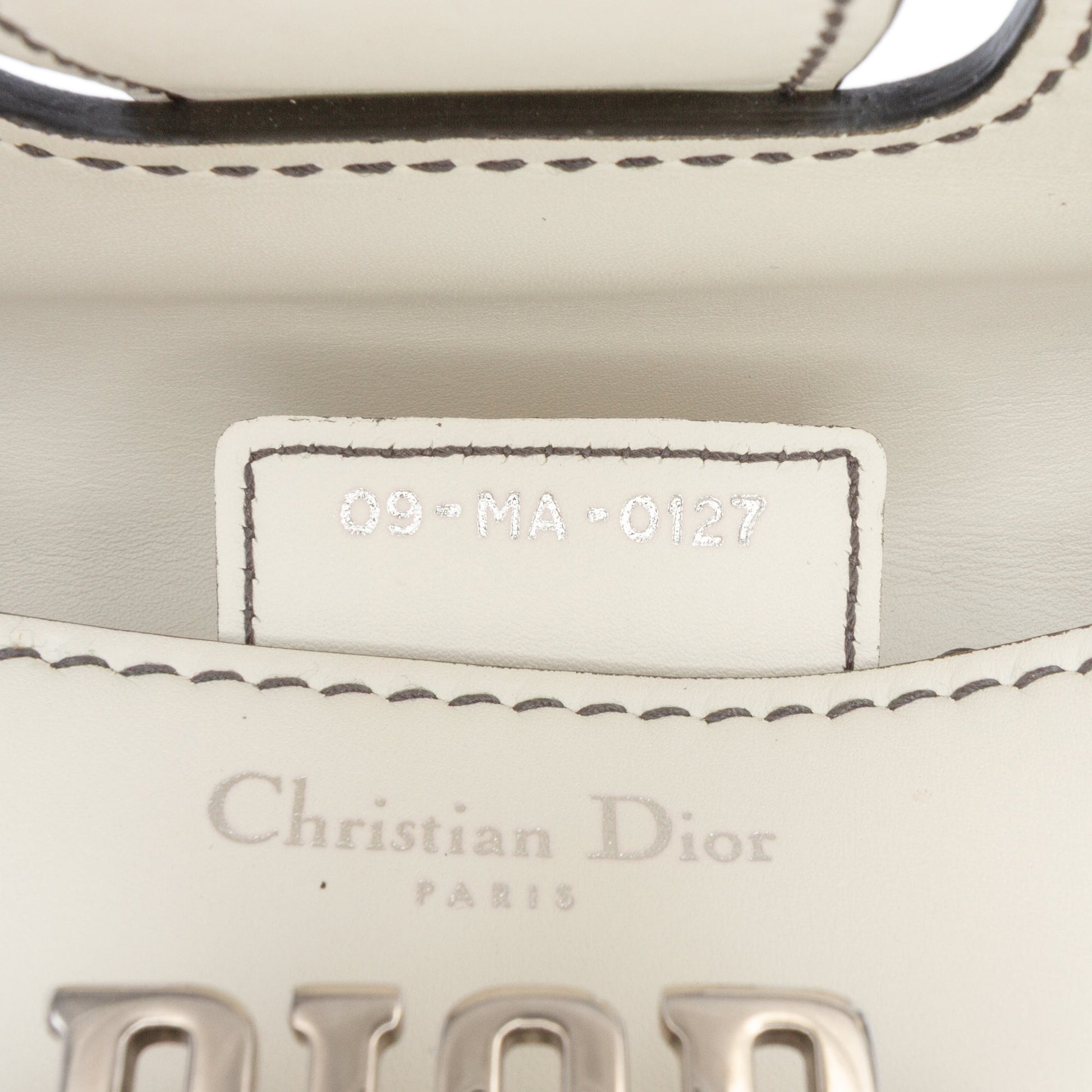 Dior Mini Leather D Fence Saddle Bag