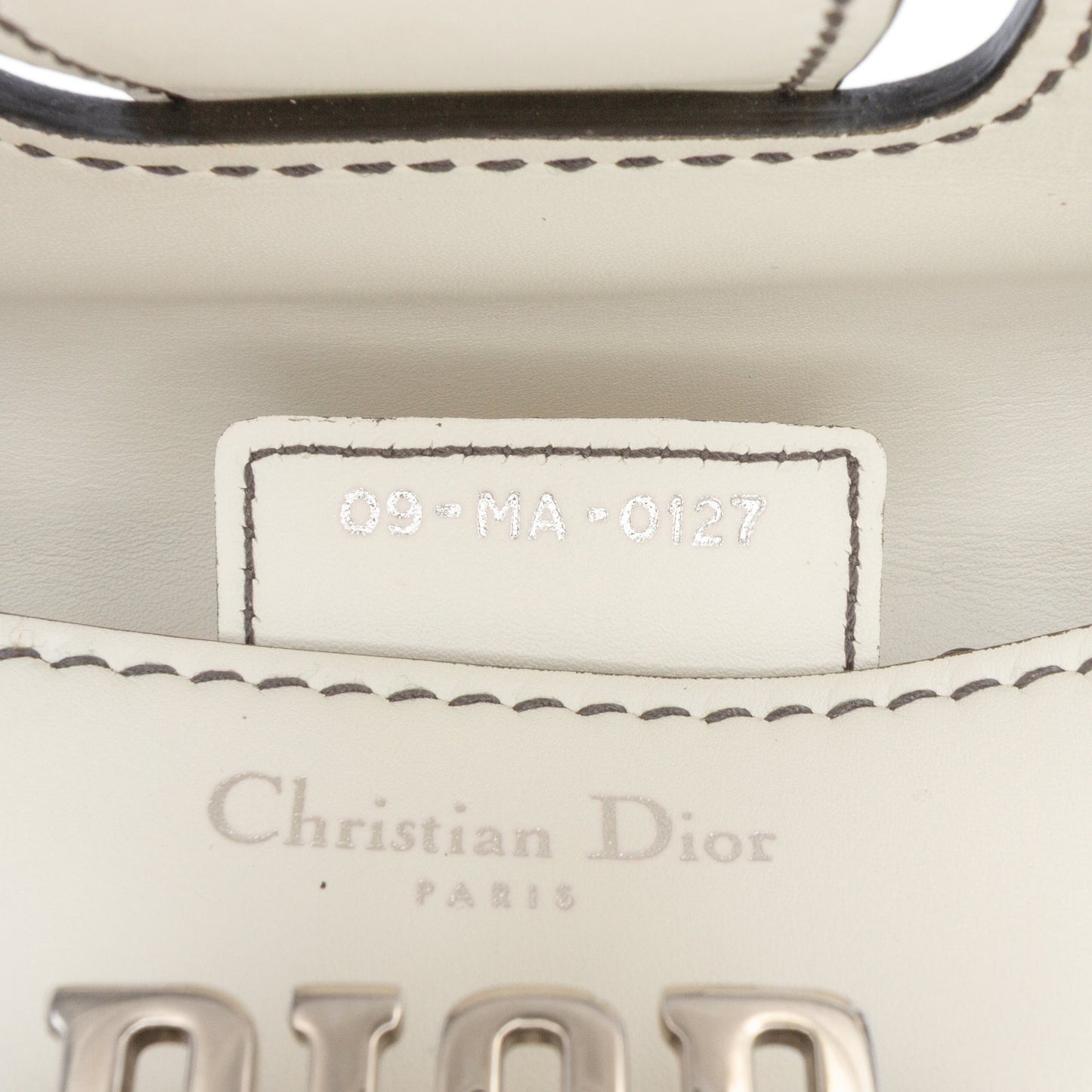 Dior Mini Leather D Fence Saddle Bag