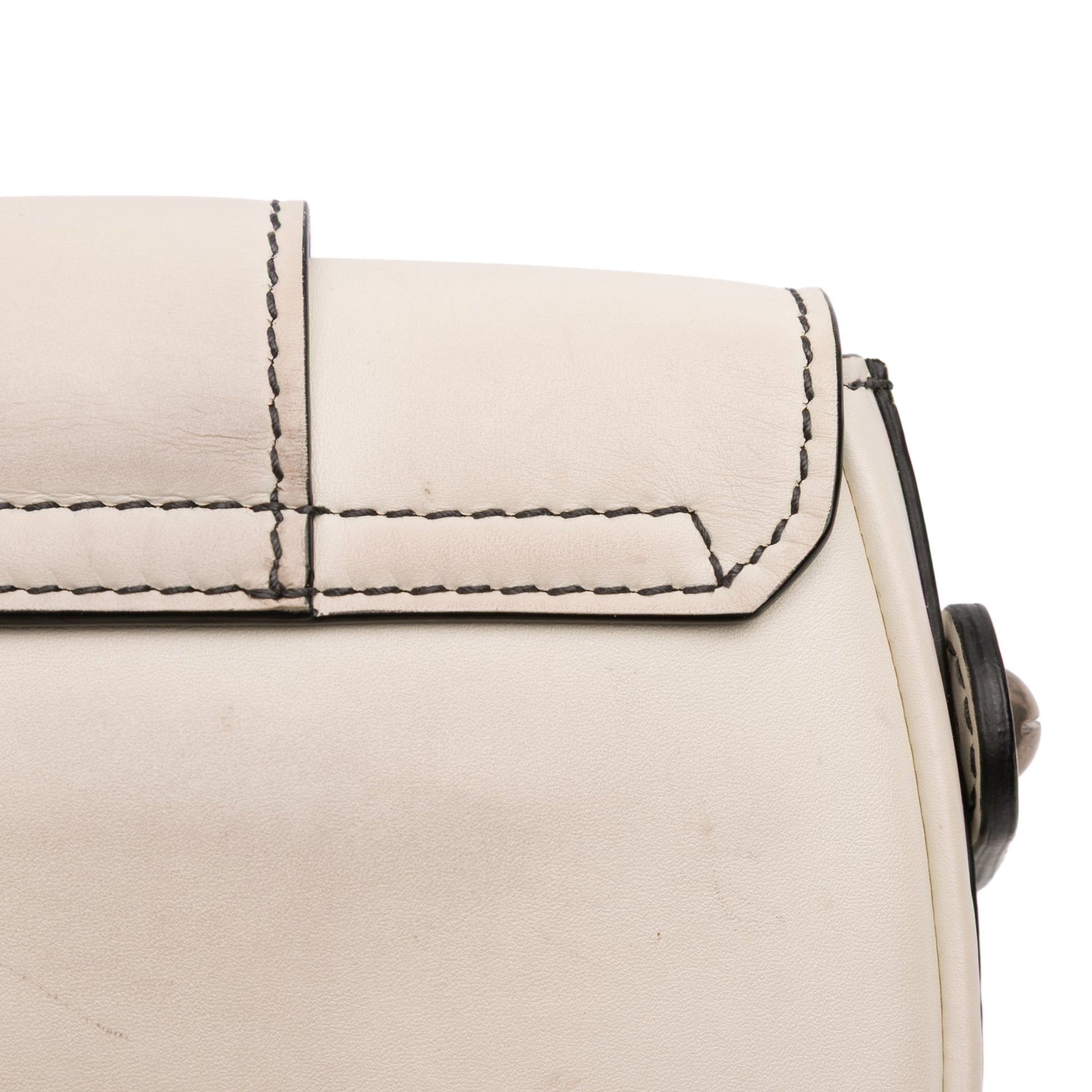 Dior Mini Leather D Fence Saddle Bag