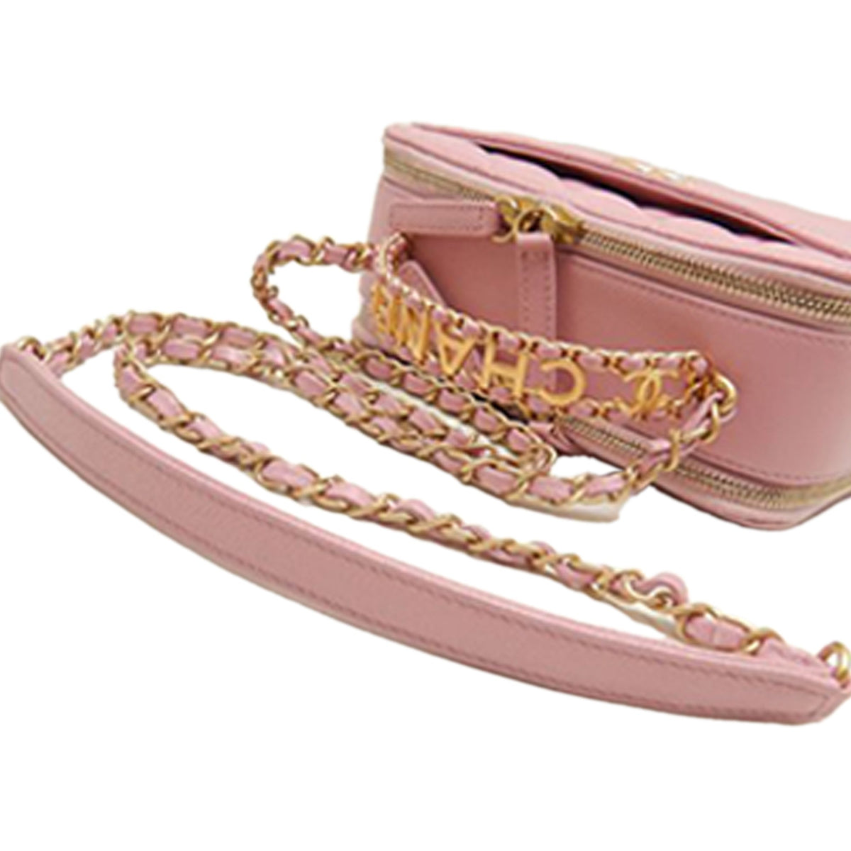 Chanel Small Quilted Caviar Pick Me Up Vanity Case