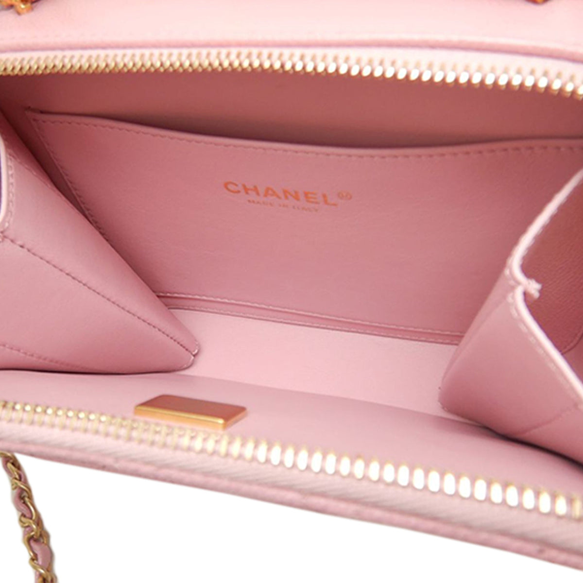 Chanel Small Quilted Caviar Pick Me Up Vanity Case