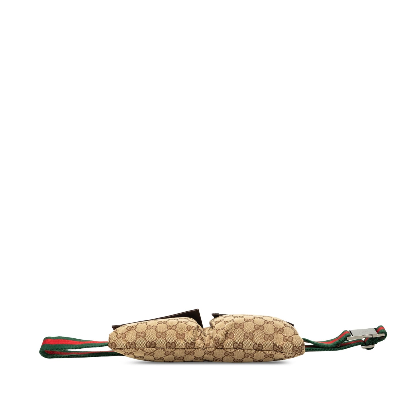 Gucci GG Canvas Web Double Pocket Belt Bag