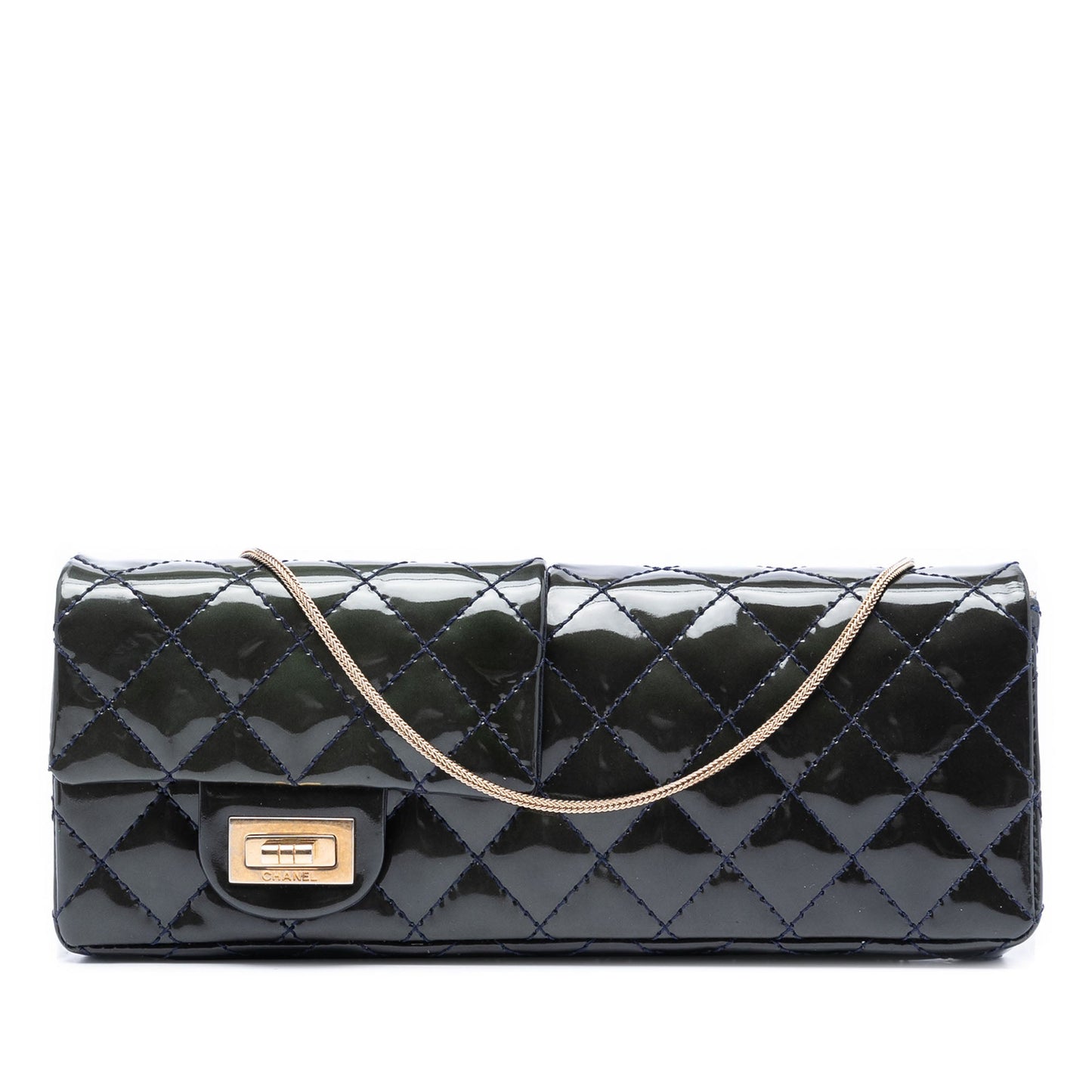 Chanel Quilted Patent Reissue 2.55 Reversible Chain Flap