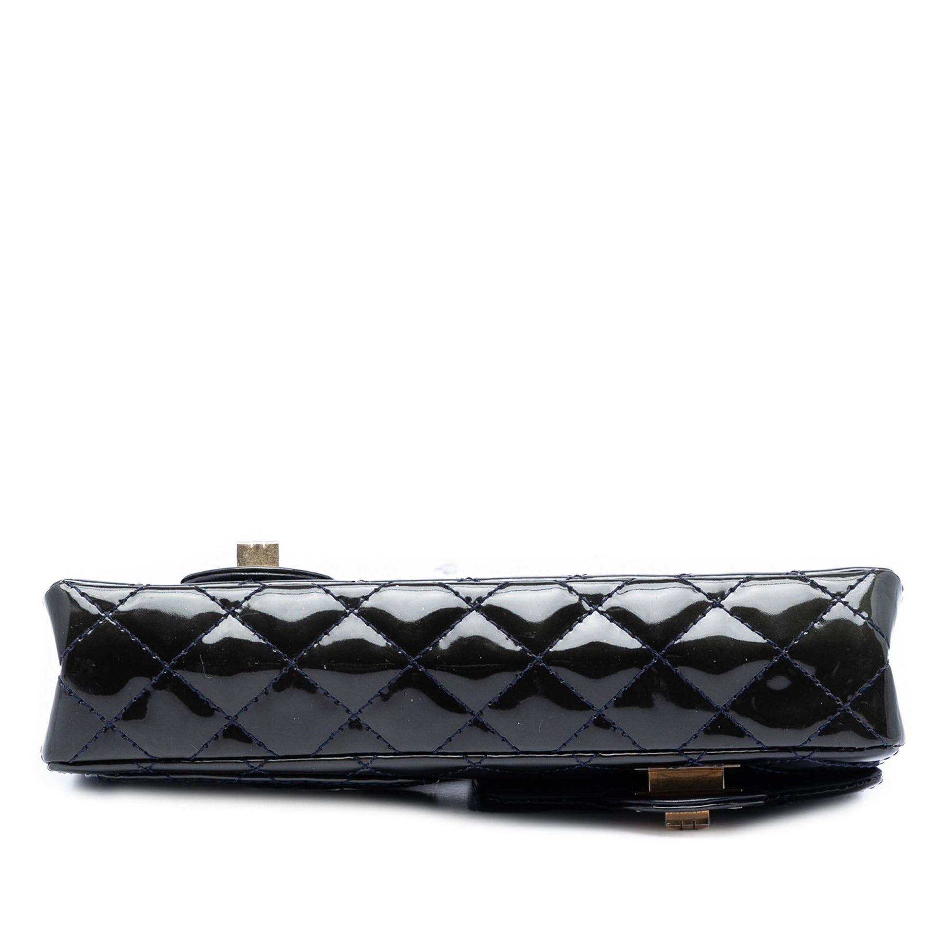 Chanel Quilted Patent Reissue 2.55 Reversible Chain Flap