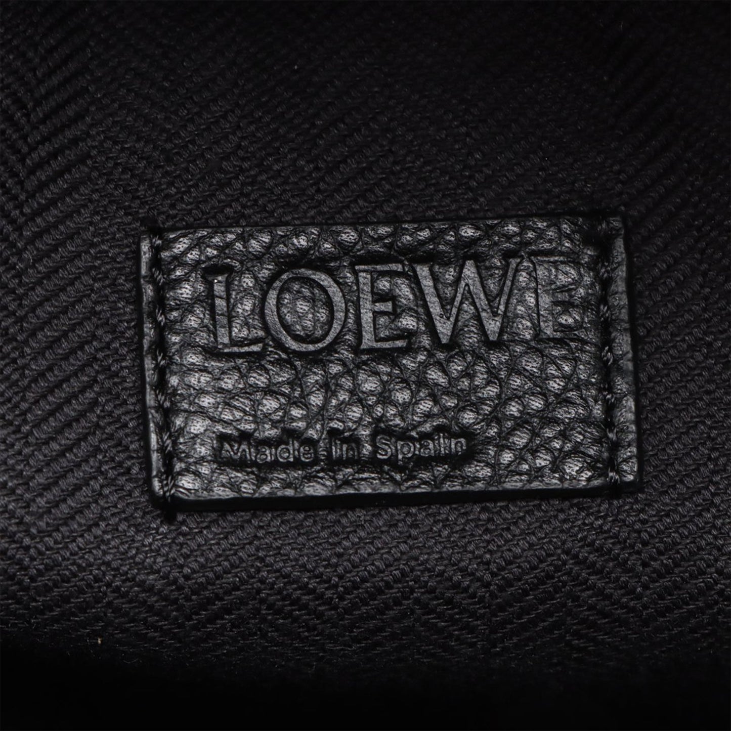 LOEWE Leather Military Backpack