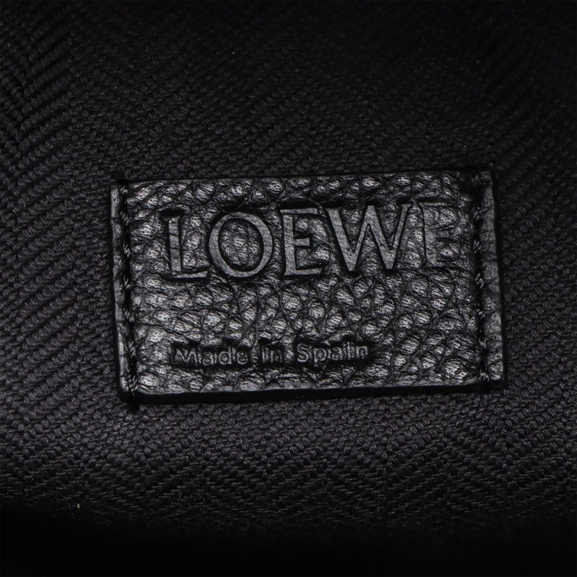 LOEWE Leather Military Backpack