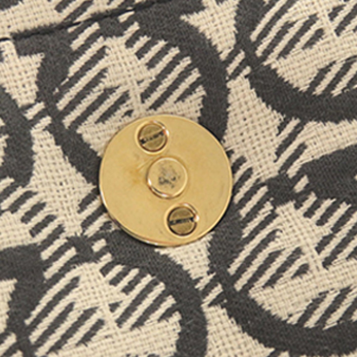 Ferragamo Gancini Canvas Viva Bow Shoulder Bag