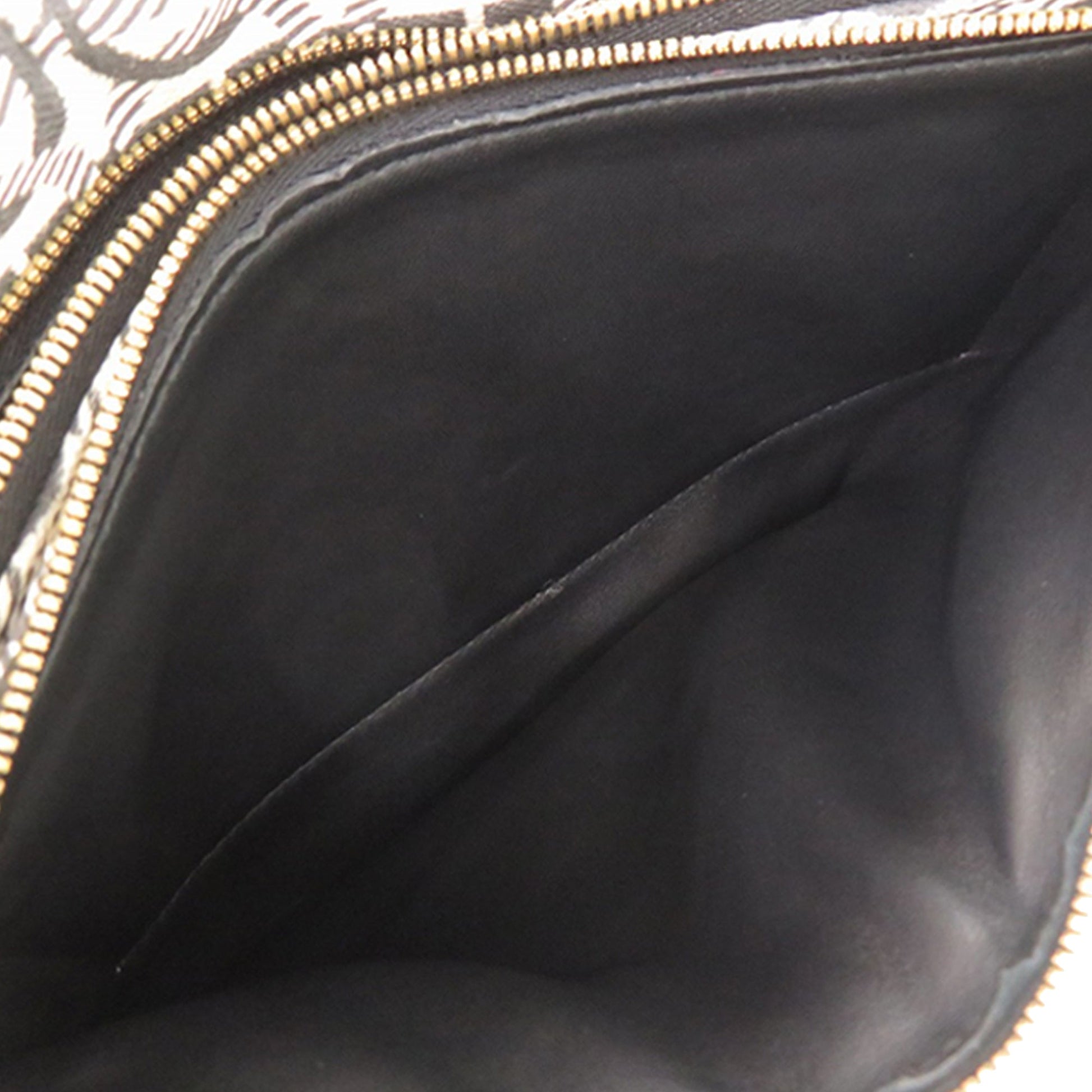 Ferragamo Gancini Canvas Viva Bow Shoulder Bag
