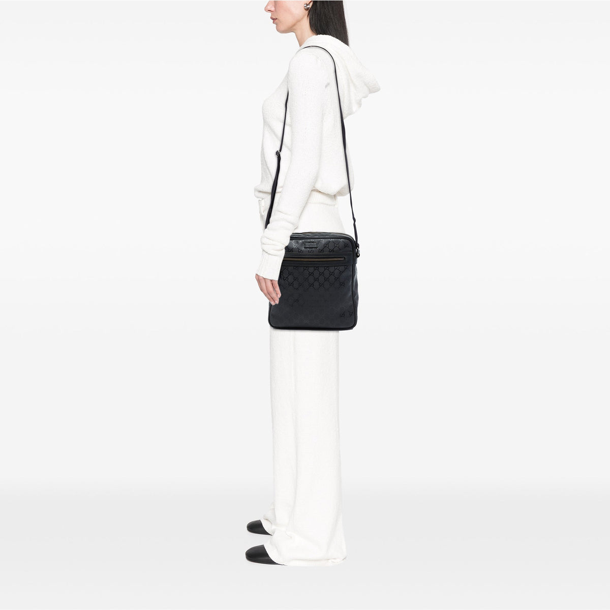 Gucci GG Imprime Crossbody — Black