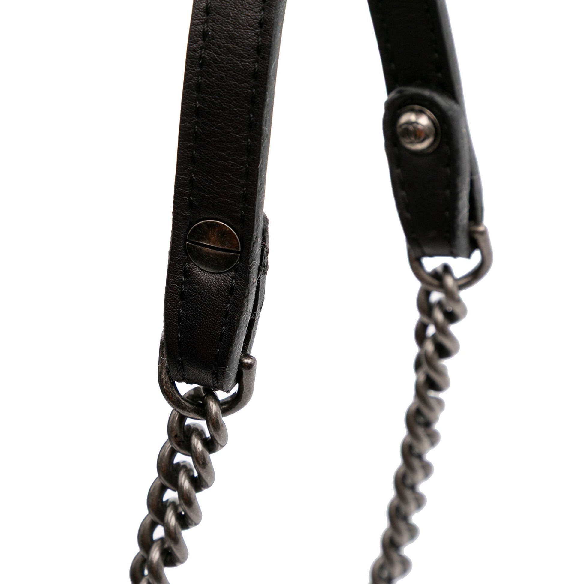 Chanel Stitched Calfskin Urban Luxury Top Handle Bag