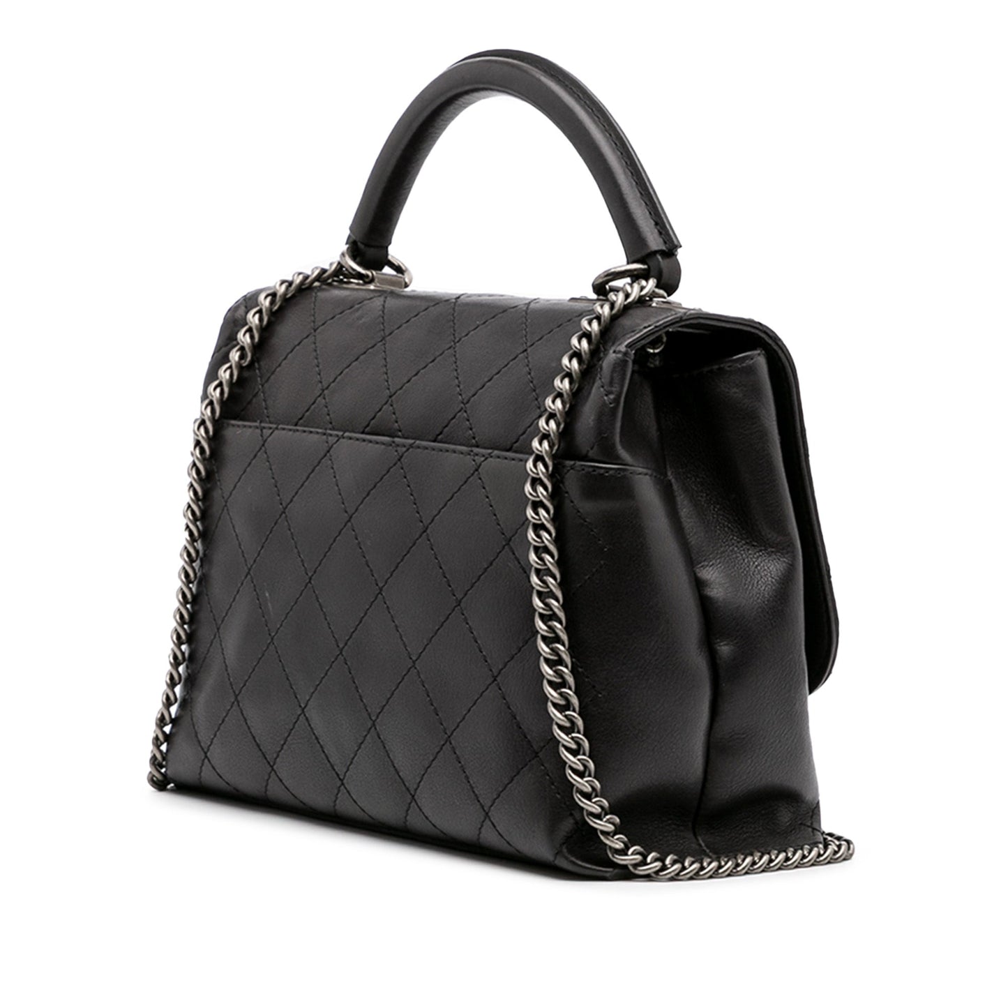 Chanel Stitched Calfskin Urban Luxury Top Handle Bag