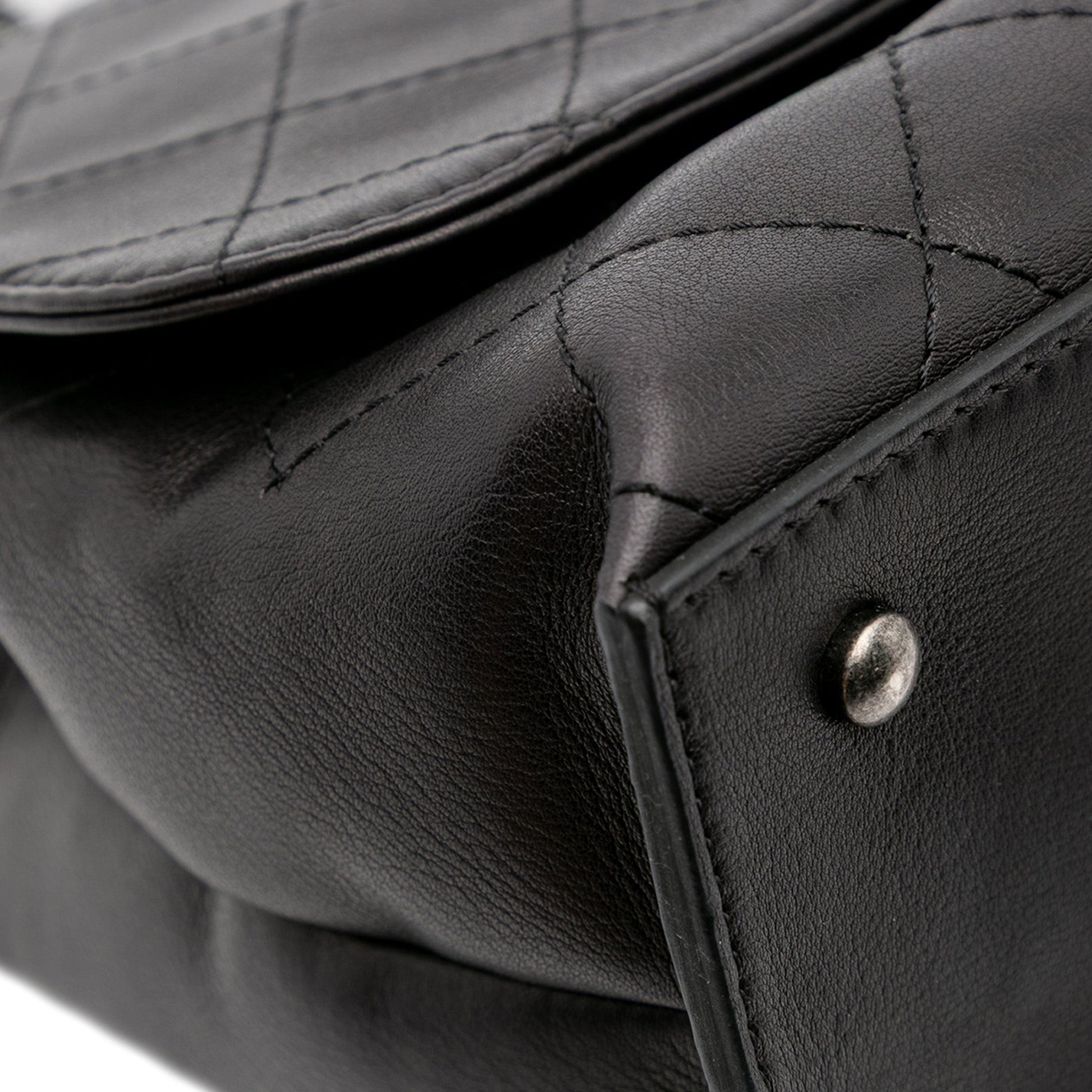 Chanel Stitched Calfskin Urban Luxury Top Handle Bag