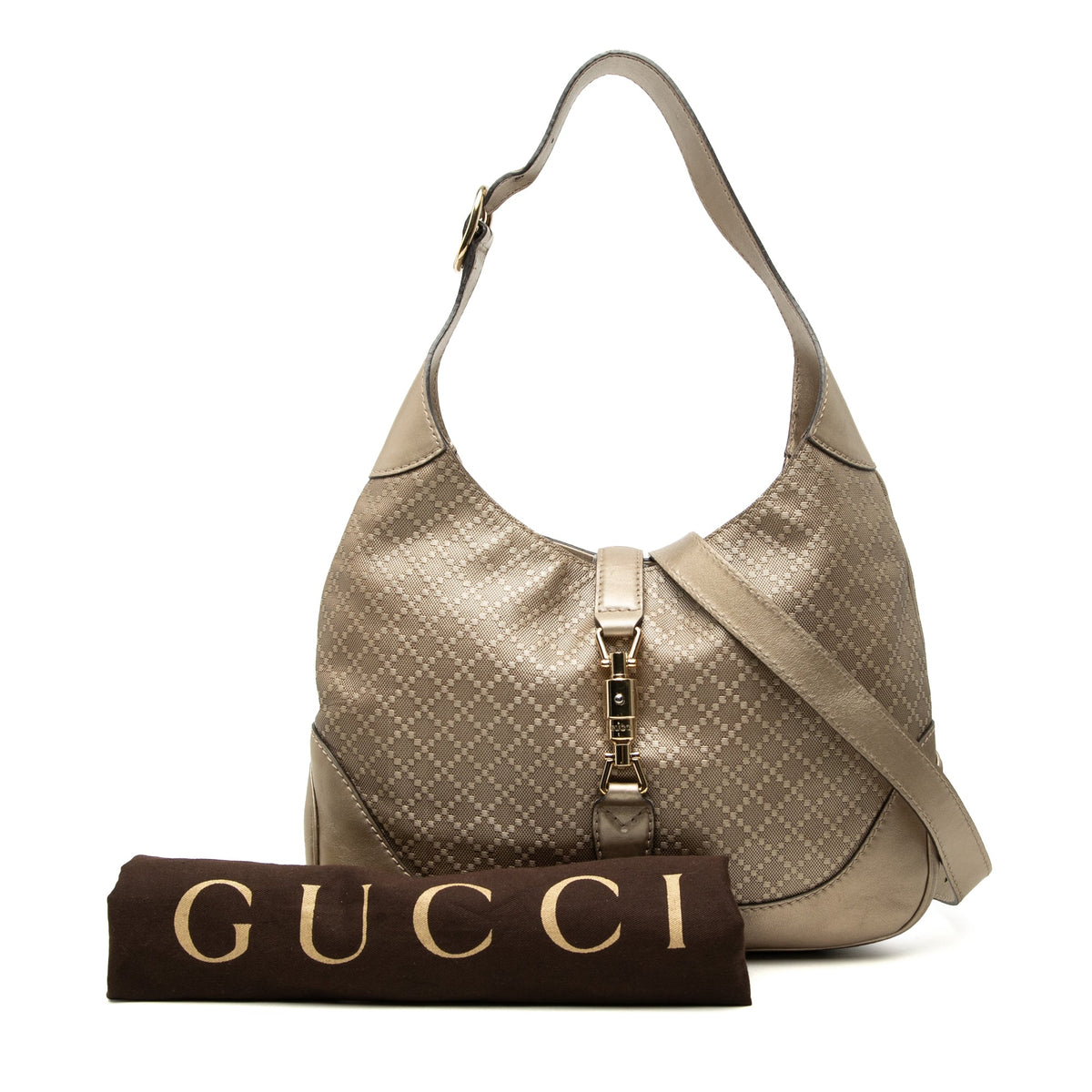 Gucci Diamante Calfskin Jackie O Bouvier Crossbody