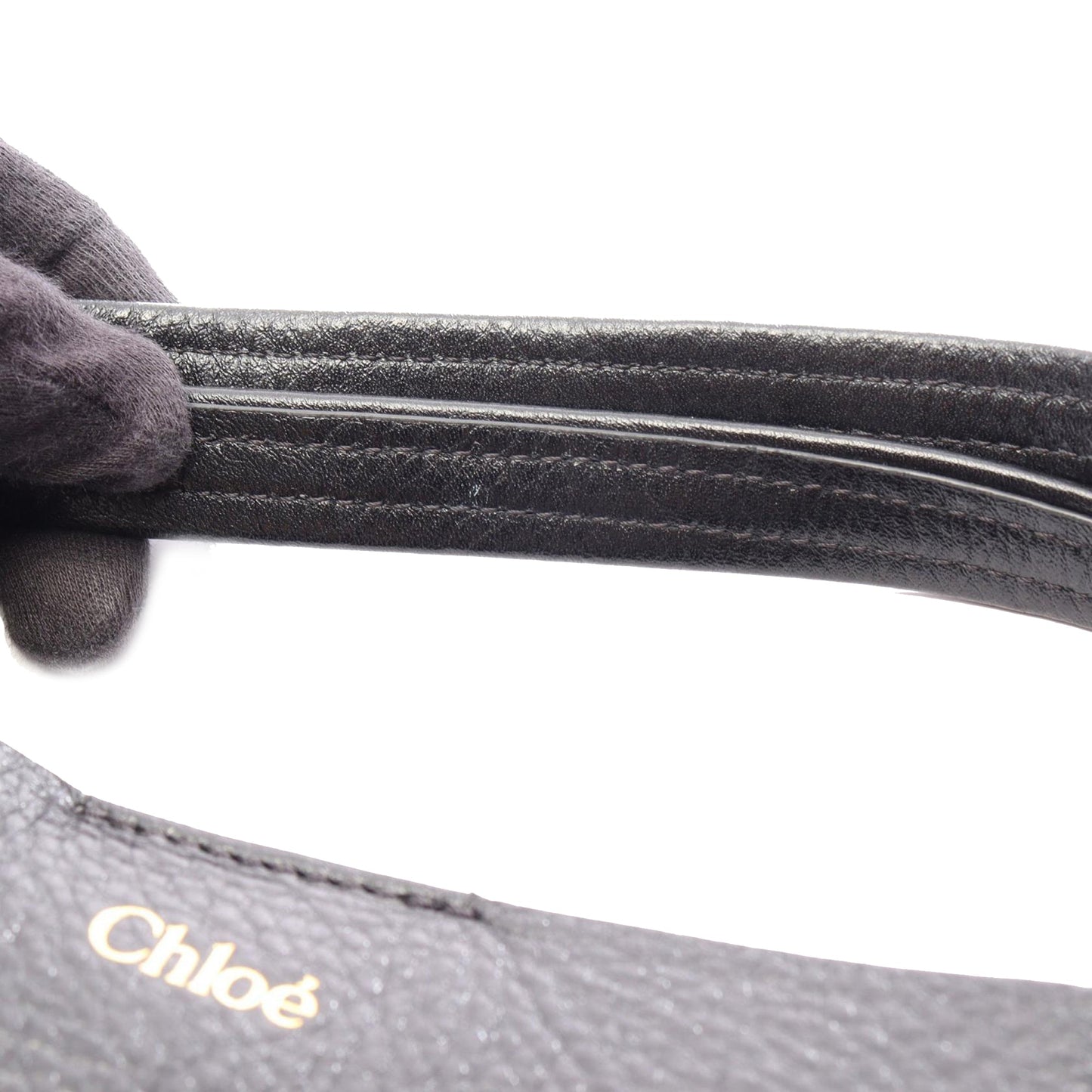 Chloé Small Grained Calfskin Spin Satchel