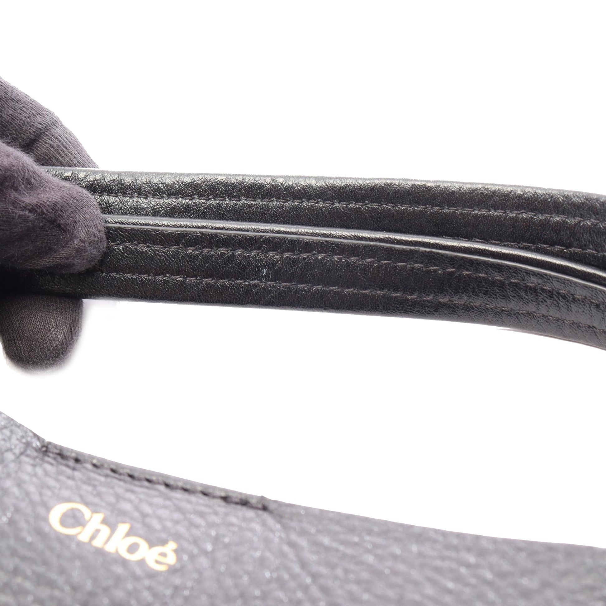 Chloé Small Grained Calfskin Spin Satchel
