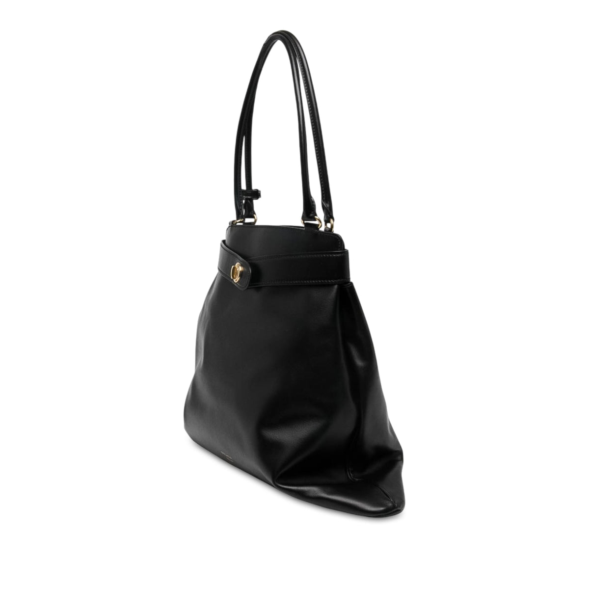 Prada Calfskin Etude Softy Shoulder Bag — Black