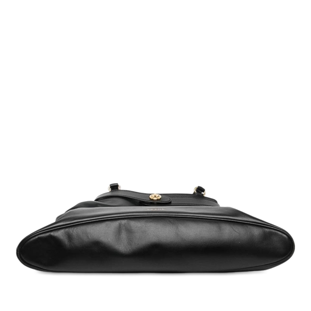 Prada Calfskin Etude Softy Shoulder Bag — Black