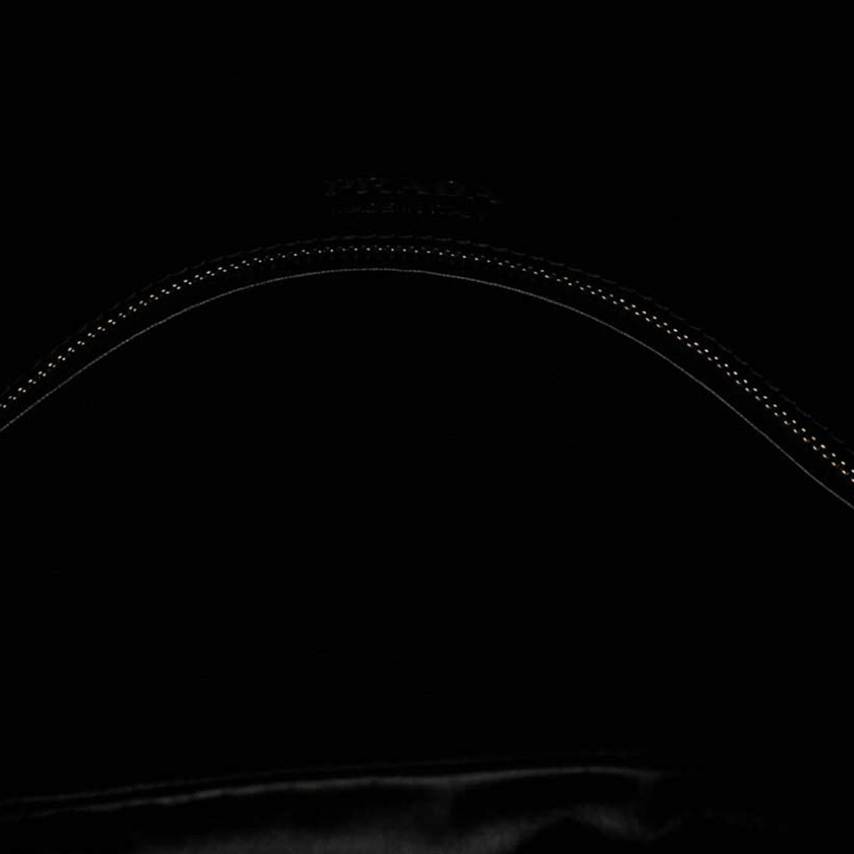 Prada Calfskin Etude Softy Shoulder Bag — Black