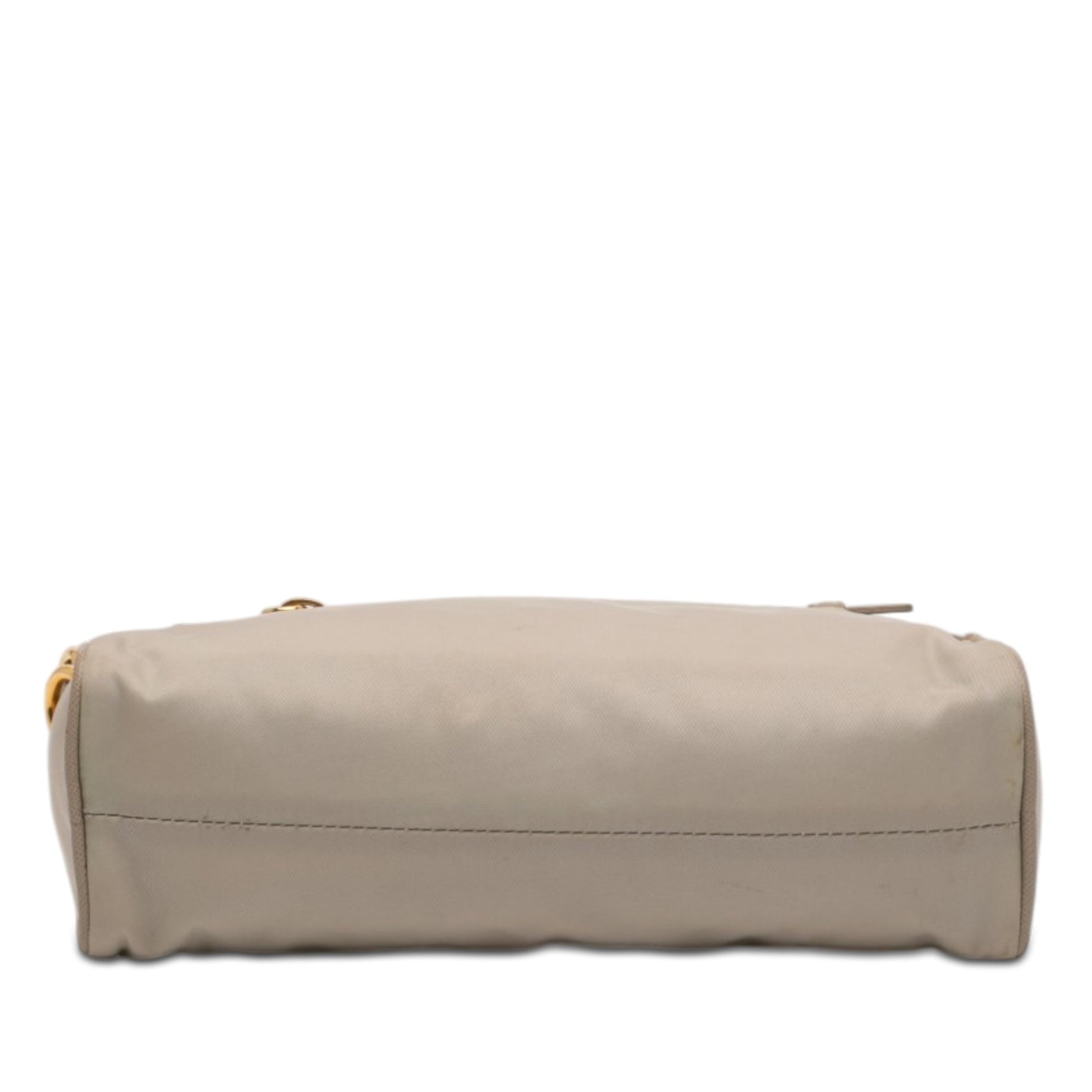 Prada Saffiano Trimmed Tessuto Pocket Shoulder Bag