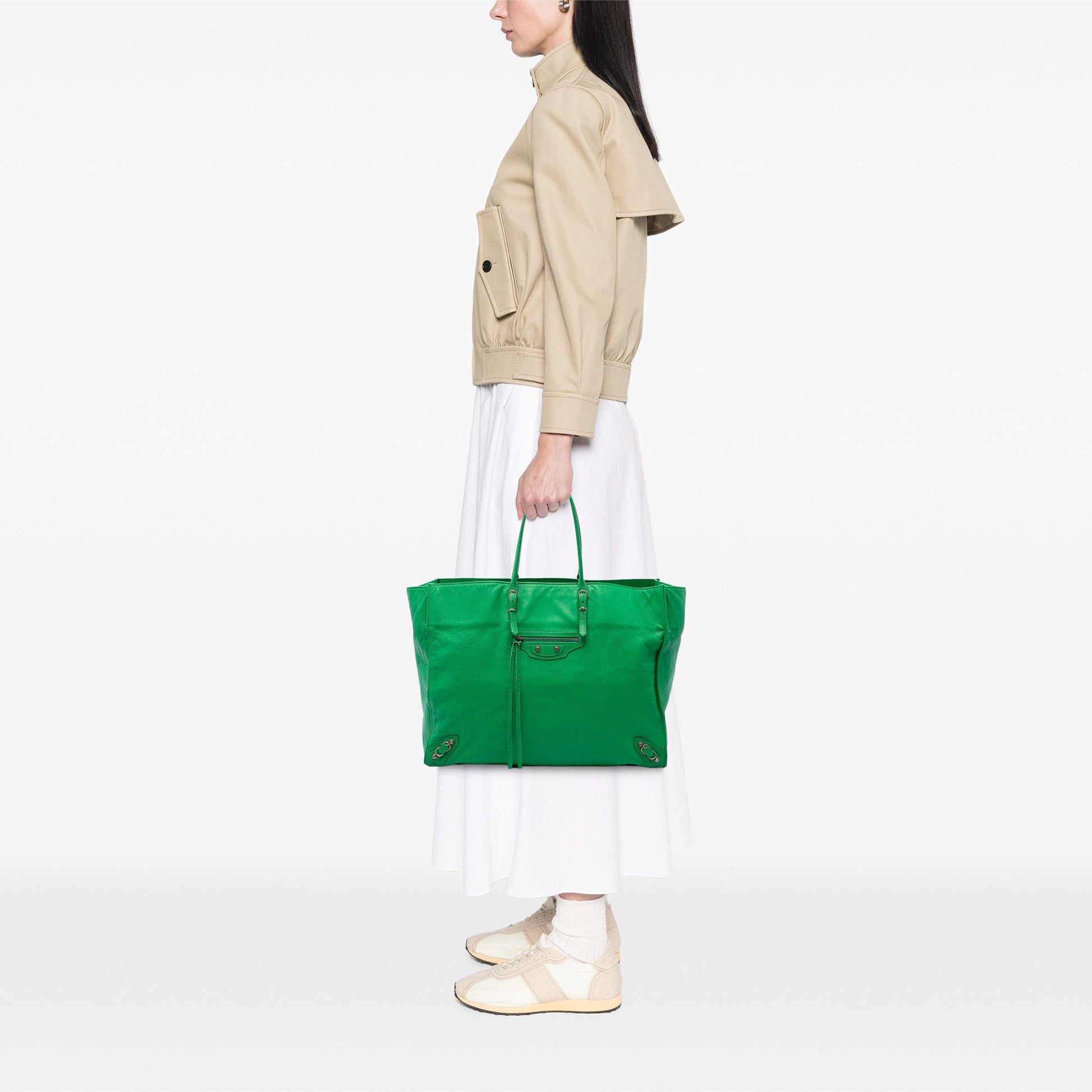 Balenciaga Leather Papier A4 Tote
