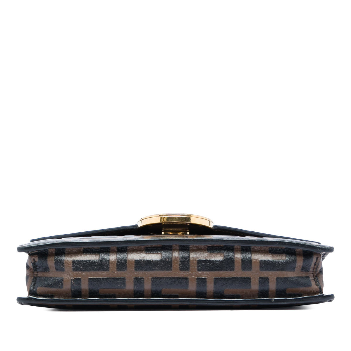Fendi Zucca Embossed Leather F Is Fendi Envelope Wallet On Chain