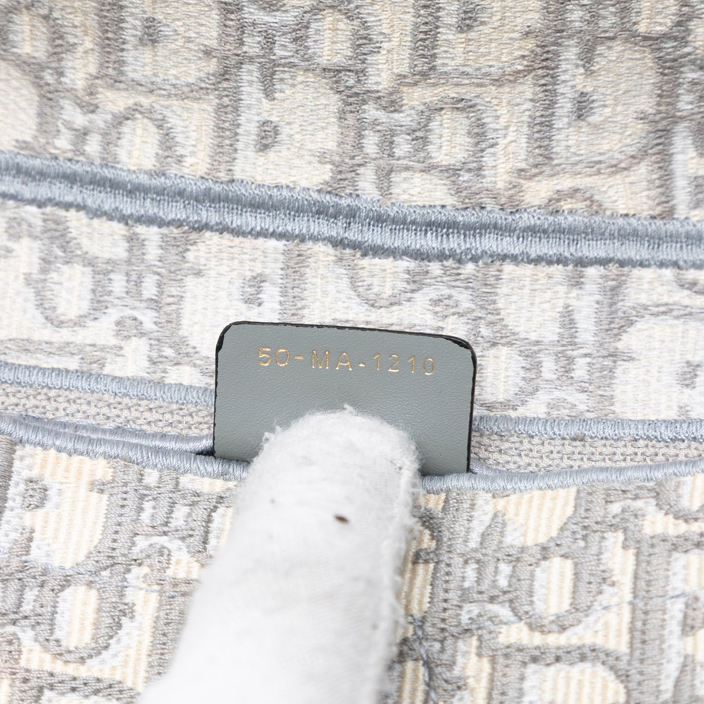 Dior Oblique Embroidered Canvas Saddle Bag