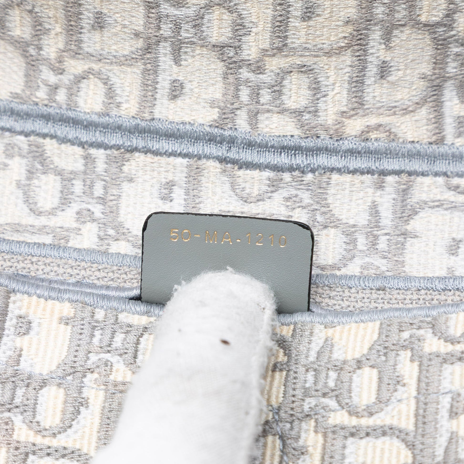 Dior Oblique Embroidered Canvas Saddle Bag