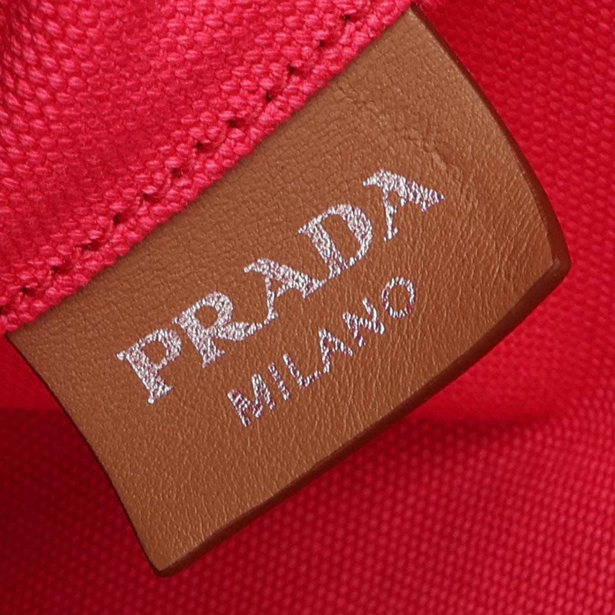 Prada Small Canvas Canapa Logo Tote