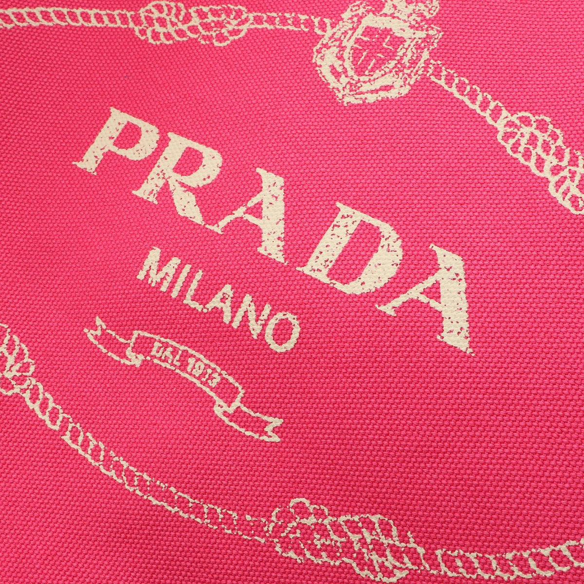 Prada Small Canvas Canapa Logo Tote