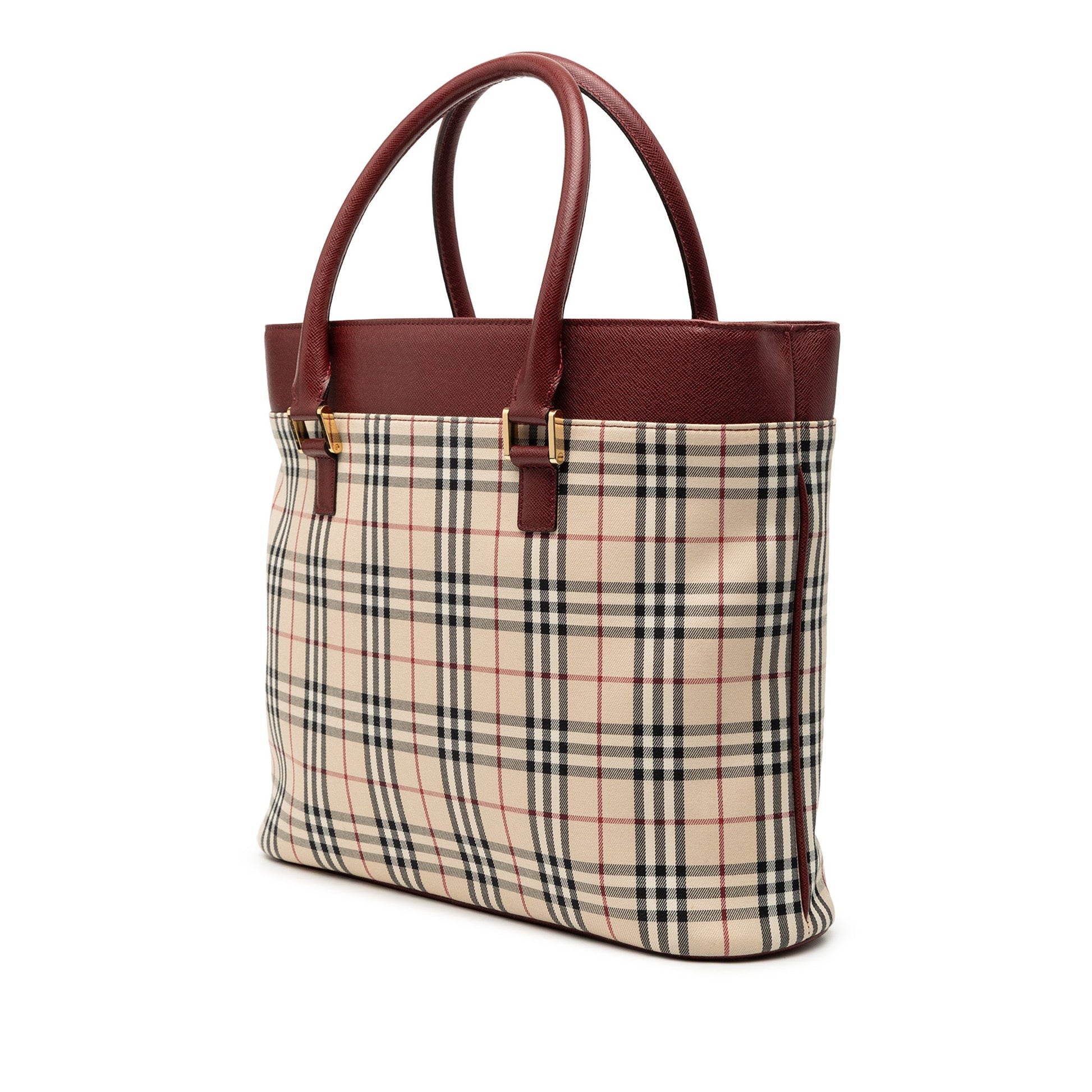 Burberry House Check Canvas Tote