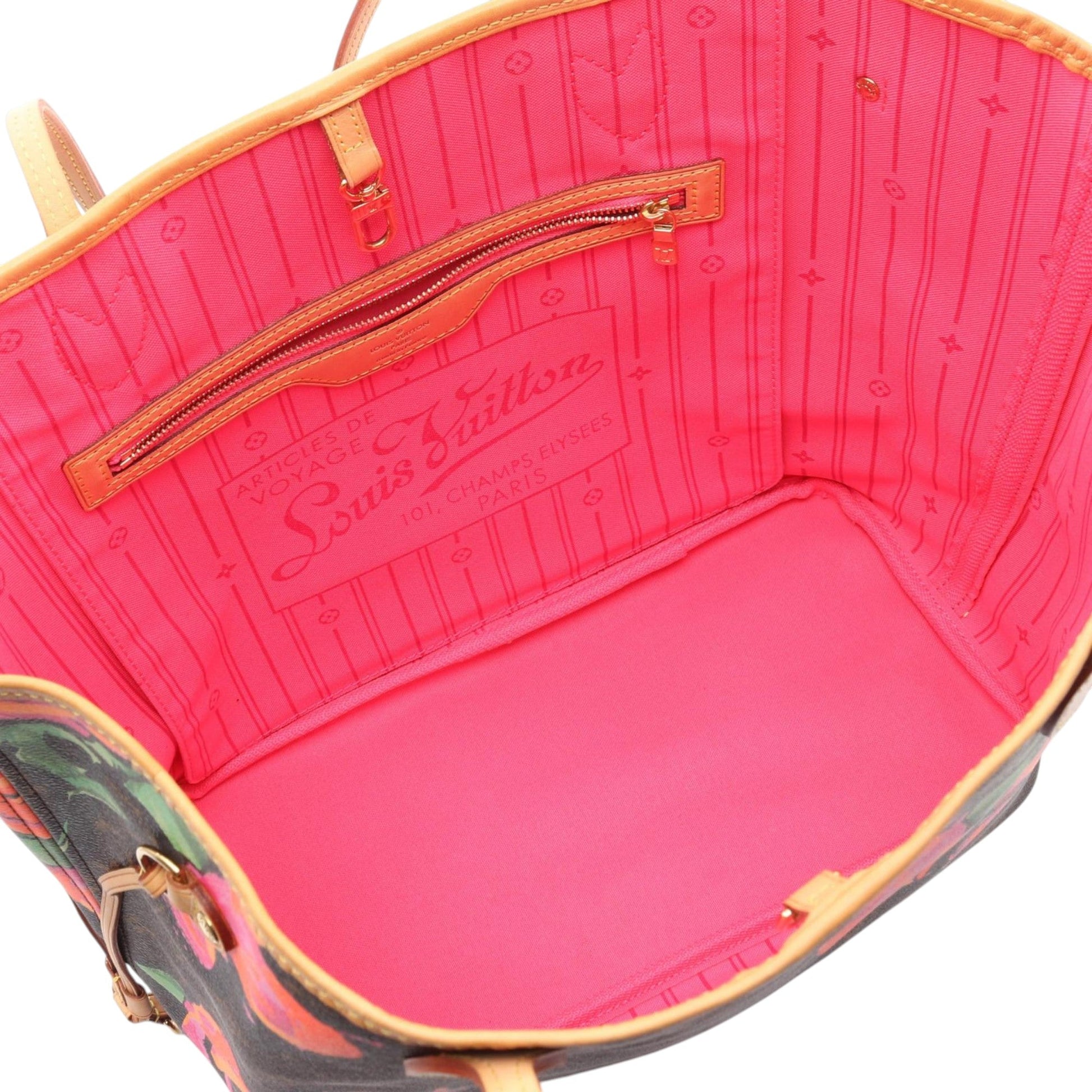 Louis Vuitton Monogram Roses Neverfull MM
