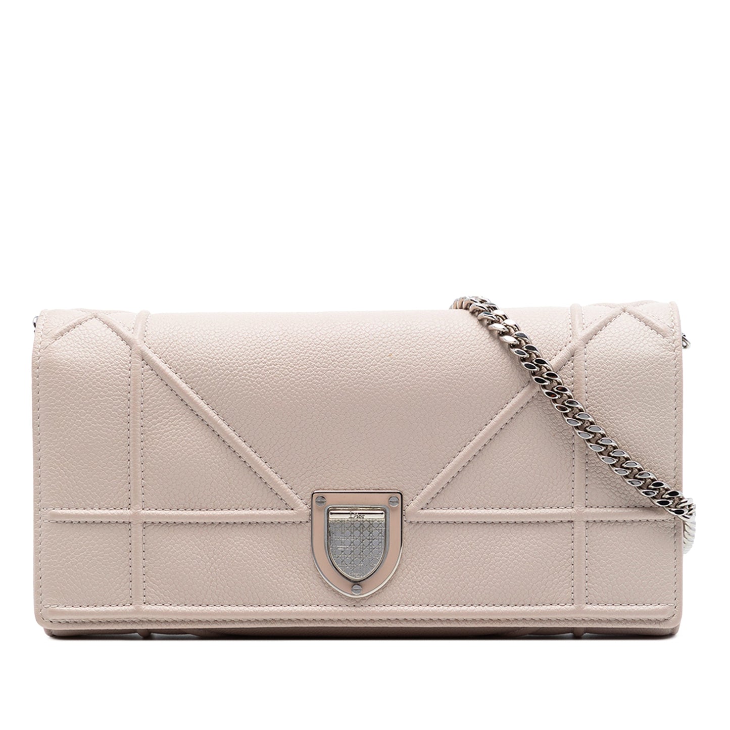 Dior Grained Calfskin Diorama Croisiere Wallet on Chain