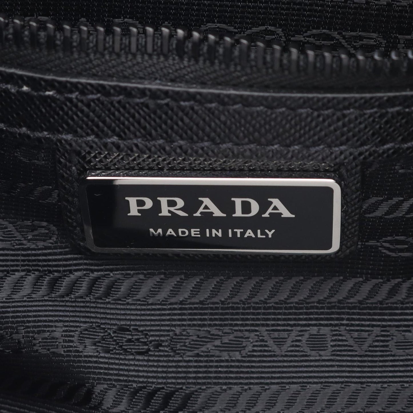 Prada Saffiano Trimmed Tessuto Camera Bag