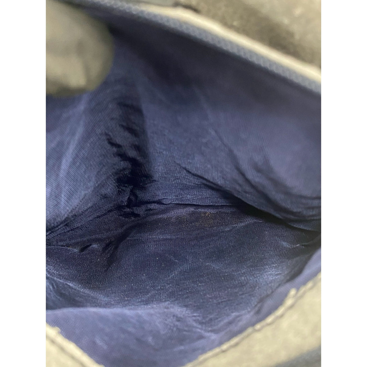 Gucci Calfskin Bamboo Satchel — Blue