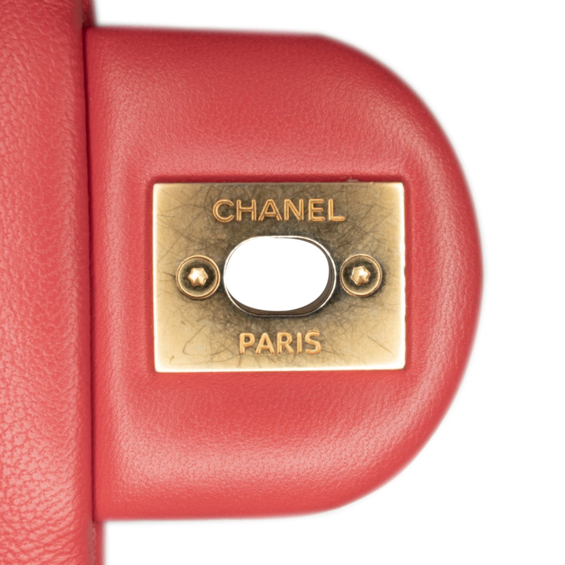 Chanel Medium Lambskin In The Loop Flap