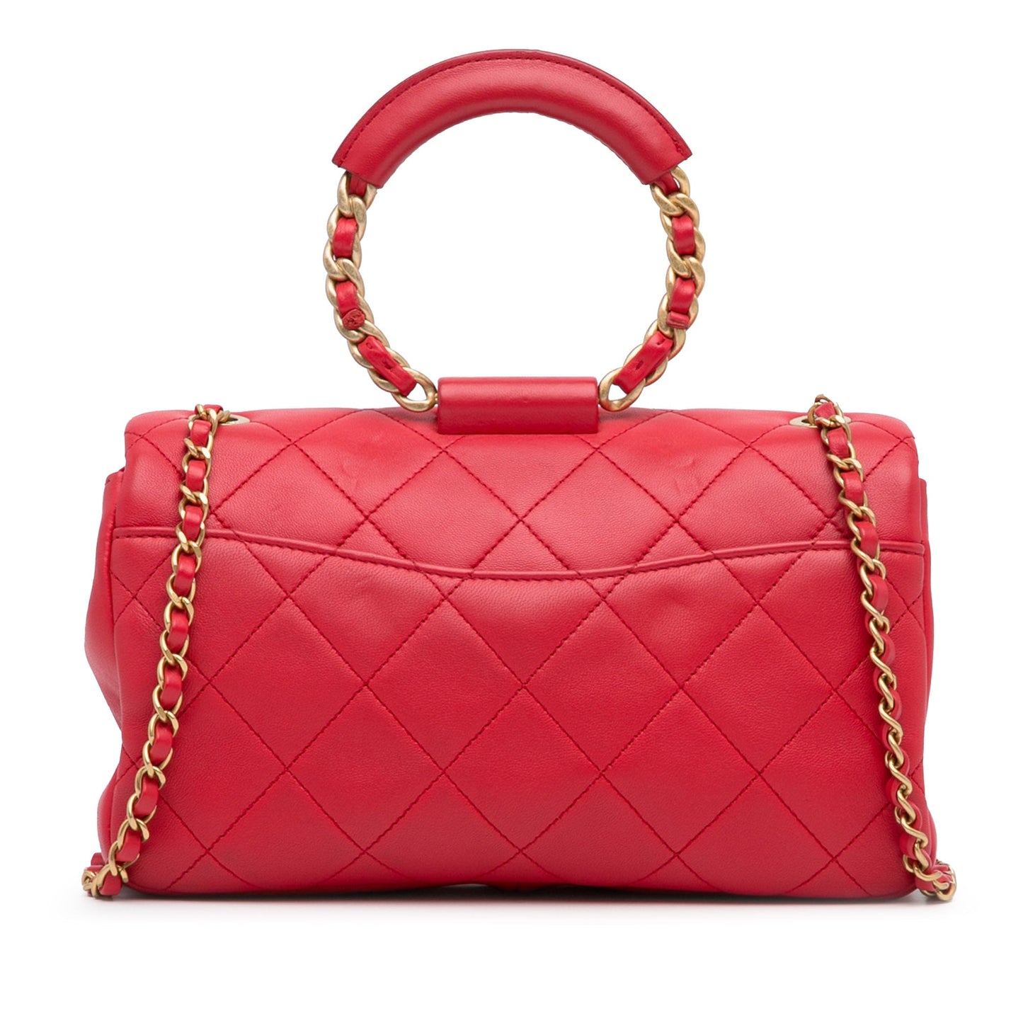 Chanel Medium Lambskin In The Loop Flap