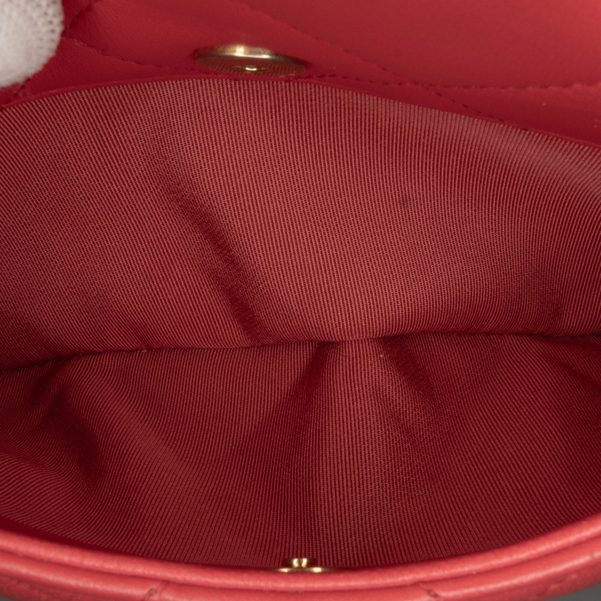 Chanel Medium Lambskin In The Loop Flap