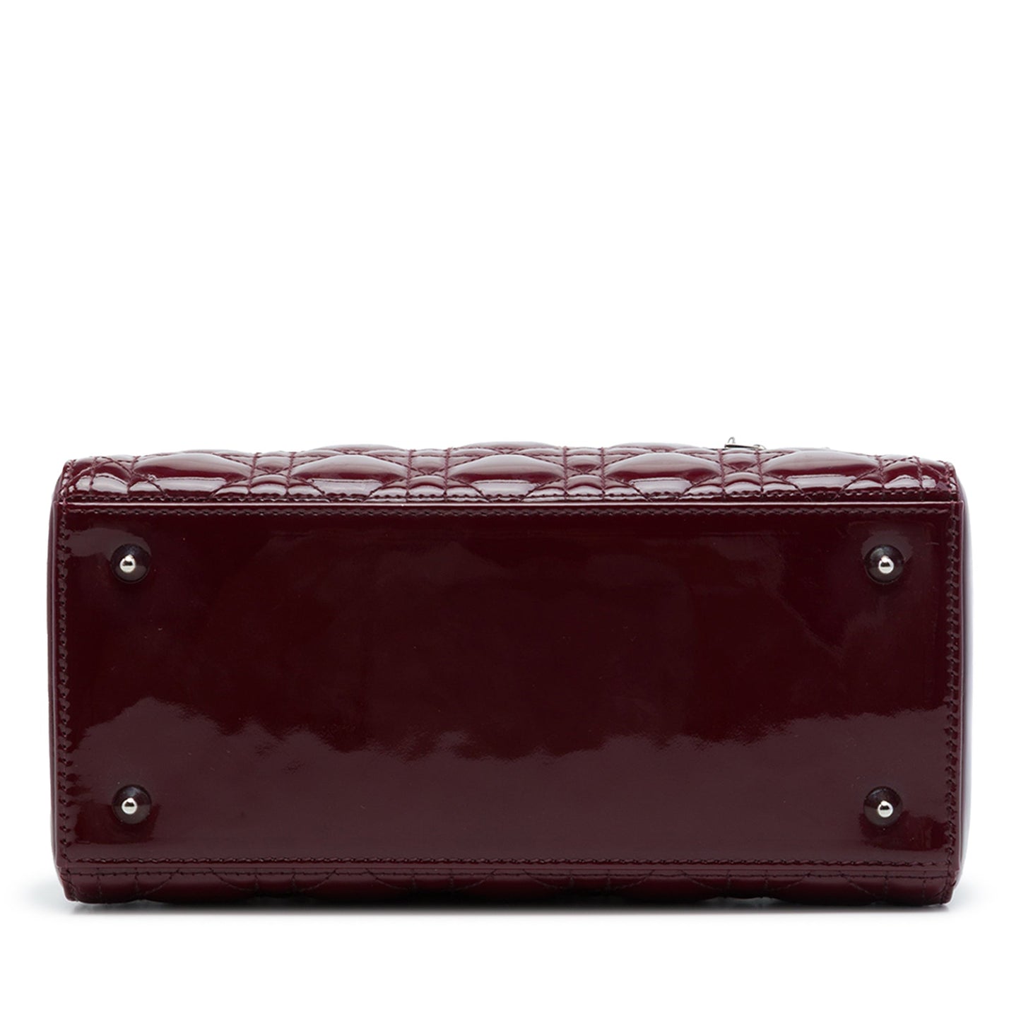 Dior Medium Patent Cannage Lady Dior