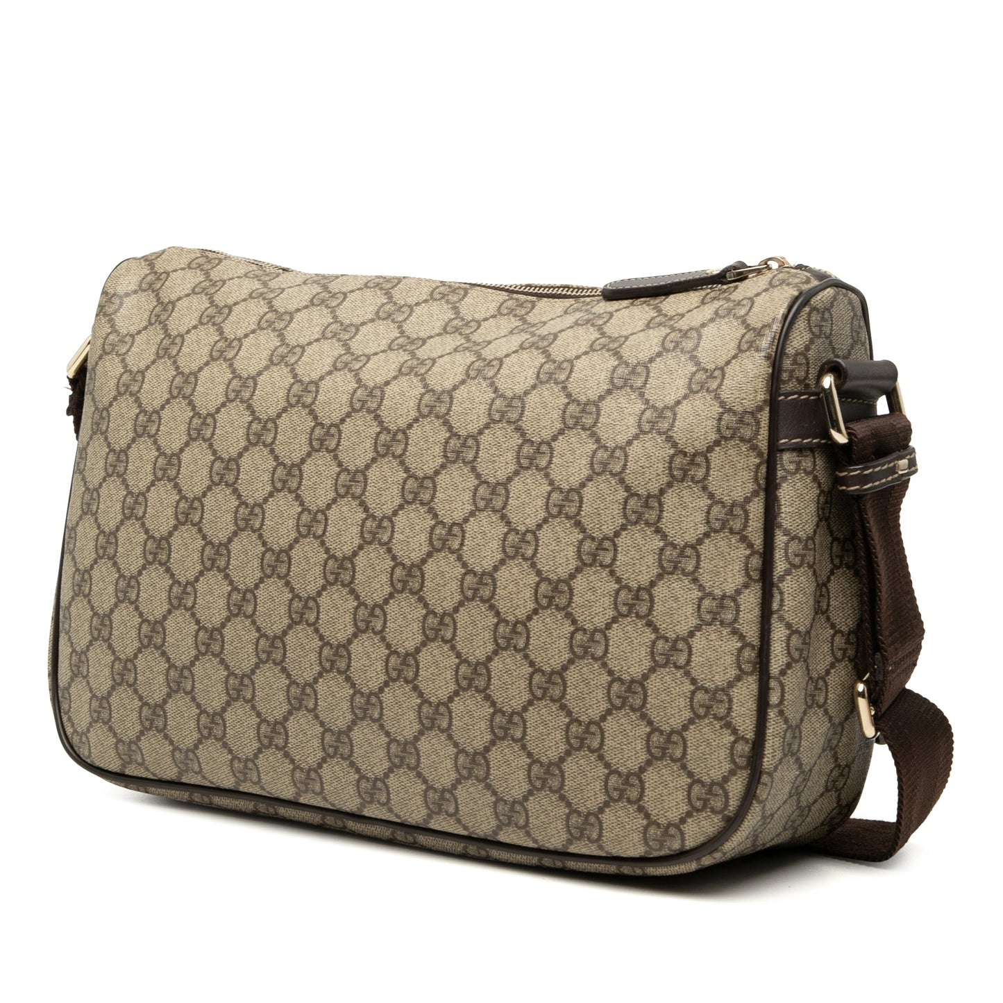 Gucci GG Supreme Double Pocket Crossbody